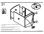 Предварительный просмотр 26 страницы Dorel Ameriwood 5505301PCOM Assembly Manual