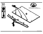 Предварительный просмотр 35 страницы Dorel Ameriwood 5505301PCOM Assembly Manual