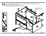 Предварительный просмотр 21 страницы Dorel Ameriwood 9151202WP Instruction Booklet