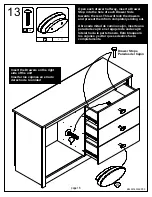 Предварительный просмотр 18 страницы Dorel Ameriwood essential home Anderson 5916303KP Owner'S Manual