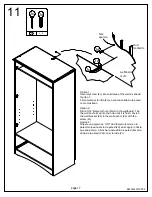 Предварительный просмотр 17 страницы Dorel Ameriwood Essential Home Grayson Armoire 5534301KP Owner'S Manual