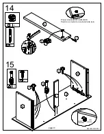 Предварительный просмотр 20 страницы Dorel Ameriwood Essential Home Grayson Armoire 5534301KP Owner'S Manual