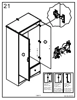 Предварительный просмотр 24 страницы Dorel Ameriwood Essential Home Grayson Armoire 5534301KP Owner'S Manual
