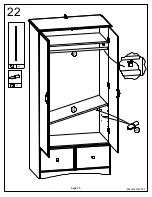 Предварительный просмотр 25 страницы Dorel Ameriwood Essential Home Grayson Armoire 5534301KP Owner'S Manual