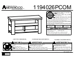 Предварительный просмотр 1 страницы Dorel Ameriwood Industries 1194026PCOM Manual