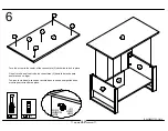 Предварительный просмотр 10 страницы Dorel Ameriwood Industries 3596317PCOM Manual