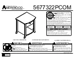 Предварительный просмотр 1 страницы Dorel Ameriwood Industries 5677322PCOM Manual