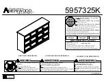 Dorel AMERIWOOD INDUSTRIES 5957325K Manual предпросмотр