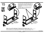 Предварительный просмотр 22 страницы Dorel AMERIWOOD INDUSTRIES 5957325K Manual