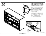 Предварительный просмотр 28 страницы Dorel AMERIWOOD INDUSTRIES 5957325K Manual