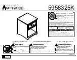 Предварительный просмотр 1 страницы Dorel Ameriwood Industries 5958325K Manual