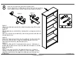 Предварительный просмотр 12 страницы Dorel AMERIWOOD INDUSTRIES 718426 Quick Start Manual