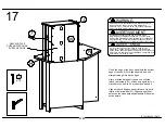 Предварительный просмотр 22 страницы Dorel AMERIWOOD INDUSTRIES 9115025PCOM Manual