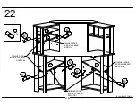 Предварительный просмотр 27 страницы Dorel AMERIWOOD INDUSTRIES 9115025PCOM Manual