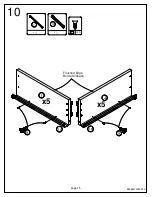 Предварительный просмотр 15 страницы Dorel AMERIWOOD INDUSTRIES essentialhome Grayson 5531309KP Owner'S Manual