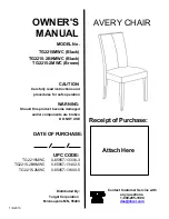 Предварительный просмотр 1 страницы Dorel AVERY TG2215MWC Owner'S Manual