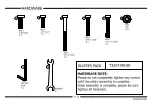 Предварительный просмотр 6 страницы Dorel B34324719800 Assembly Manual