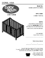 Dorel Baby Relax DA6564 Manual preview