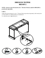 Предварительный просмотр 4 страницы Dorel BR1405-2 Instruction Manual