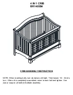 Предварительный просмотр 6 страницы Dorel BR1405B4 Instuction Manual