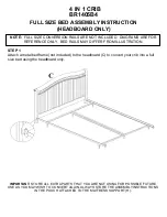 Предварительный просмотр 13 страницы Dorel BR1405B4 Instuction Manual