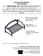 Предварительный просмотр 16 страницы Dorel DA1010TDB Manual