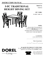 Предварительный просмотр 1 страницы Dorel DA6514 Instruction Manual