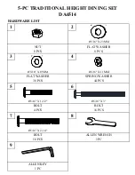 Предварительный просмотр 3 страницы Dorel DA6514 Instruction Manual