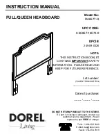 Предварительный просмотр 1 страницы Dorel DA6577-Q Instruction Manual