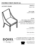 Dorel DA6627-BL Instruction Manual предпросмотр