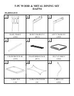 Preview for 4 page of Dorel DA6794 Instruction Manual