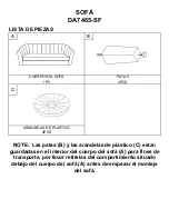 Предварительный просмотр 17 страницы Dorel DA7465-SF Assembly Manual