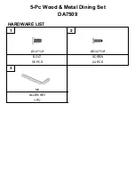 Предварительный просмотр 3 страницы Dorel DA7509 Assembly Instruction Manual