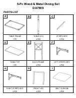 Предварительный просмотр 4 страницы Dorel DA7509 Assembly Instruction Manual