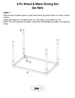 Предварительный просмотр 5 страницы Dorel DA7509 Assembly Instruction Manual