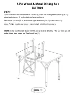 Предварительный просмотр 11 страницы Dorel DA7509 Assembly Instruction Manual