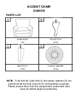 Предварительный просмотр 3 страницы Dorel DA8129 Manual