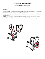 Предварительный просмотр 22 страницы Dorel DA8243 Instruction Manual