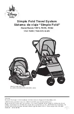 Preview for 1 page of Dorel Disney Baby Simple Fold TR375 Manual