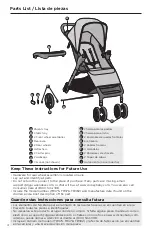 Preview for 4 page of Dorel Disney Baby Simple Fold TR375 Manual