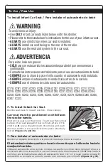 Preview for 10 page of Dorel Disney Baby Smooth Ride TR396 User Manual