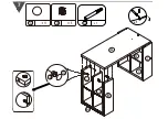 Предварительный просмотр 12 страницы Dorel Hobby Desk 9358196UK Assembly Instructions Manual