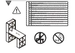 Предварительный просмотр 18 страницы Dorel Hobby Desk 9358196UK Assembly Instructions Manual