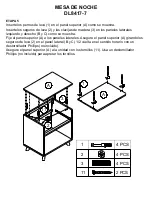 Preview for 23 page of Dorel NIGHTSTAND DL8417-7 Instruction Manual