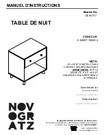 Preview for 29 page of Dorel NIGHTSTAND DL8417-7 Instruction Manual