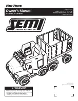 Dorel Pacific Cycle KID Trax Semi-Truck & Trailer KT1565WM Owner'S Manual preview