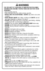 Preview for 2 page of Dorel Safety 1st Smooth Ride TR378 Manual