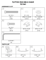 Предварительный просмотр 3 страницы Dorel TG7441 Instruction Manual