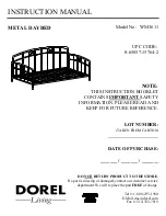 Dorel WM3611 Instructions Manual preview