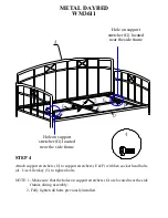 Предварительный просмотр 7 страницы Dorel WM3611 Instructions Manual